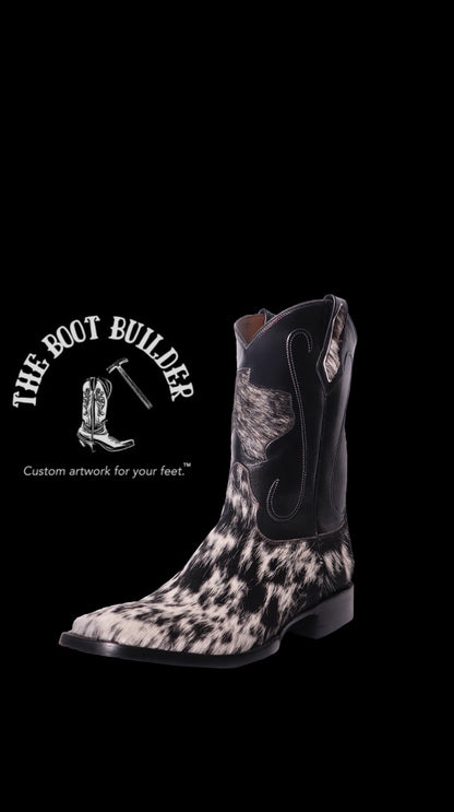 Cowhide with fur