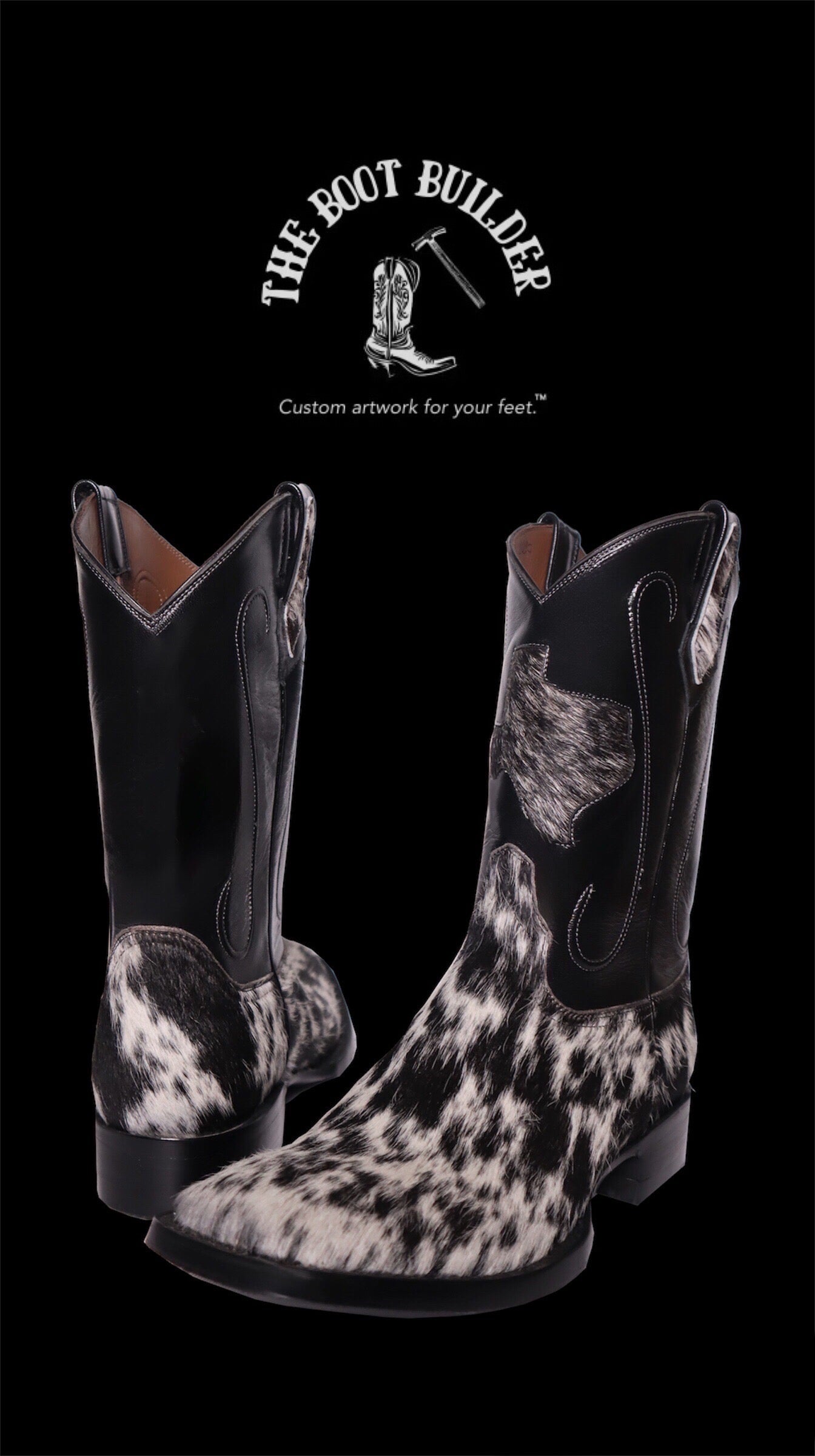 Cowhide with fur